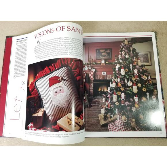 The Spirit Of Christmas Creative Holidays Ideas Book Eight Leisure Arts 1994 Vtg - Picture 12 of 16